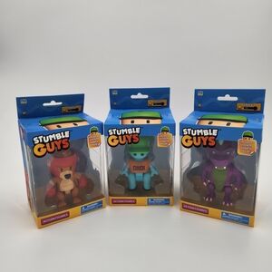 Stumble Guys Action Figures Bundle Set Of 3 Action Figures Great For Collecters